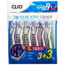 [PD&K3BD8] BTM 클리오 커버더나인 칫솔 혼합미세모 6입, ~ 1