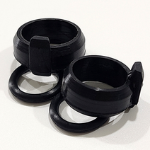 (라이트피싱) 낚시줄감기 검정 블랙실리콘줄감개 낚시대훅키퍼 바다 민물민장대줄감기 2세트등, 줄감기검정 3대분, 6호 ( 3.6칸 ~ 4.2칸용 )