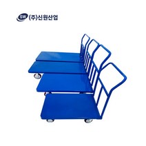 운반카트 신원 철대차-중형 업소 이동카트 철구르마