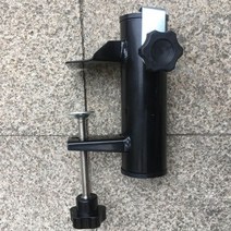 휴대용 파라솔 받침대 클램프 꽂이 캠핑 낚시 테이블 보조 우산 지지대 고정 홀더, 기둥형