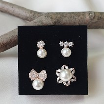 [Ma muses]14k 금침 리본진주귀걸이 6 7 8mm gold-pin로즈골드 상견례 결혼식 면접 혼주 한복 4종+고급케이스증정+무료배송
