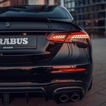 벤츠 W213 E63AMG 트렁크 리어 브라부스 엠블럼 로고, 블랙