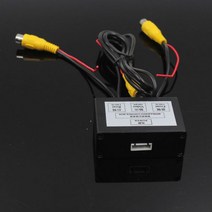 자동차 주차 카메라 비디오 채널 변환기 자동 스위치 전면 보기 측면 후면보기 제어 상자 설명서 포함, [01] 12V