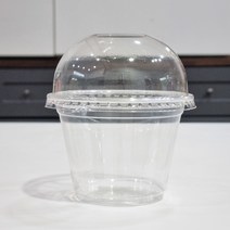 키친코디 컵과일 용기 9온스 100p + 구멍없는 돔뚜껑 100p