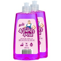 홈스타 욕실바닥을 부탁해 세정제 새콤달콤 핑크향, 490ml, 2개