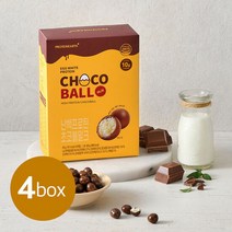 프로틴어스 난백 프로틴 초코볼 밀크 30g x 24개(4box), 단품