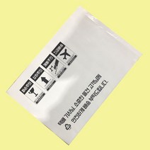 인쇄택배봉투 PE유백 35X45+4 100장