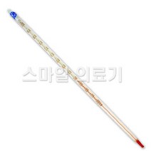 유리제 막대 온도계 (200도), 1개