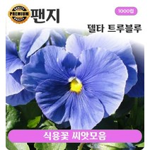 식용꽃 씨앗 140여종 모음/팬지 한련화 스토크 메리골드 천일홍 등, 96. 팬지 델타 트루블루 1000립, 1개