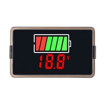 전압계 1pcs 오토바이 배터리 용량 표시 등 DC8100V USB 타입 리튬 충전기, 03 Only Voltmeter, 03 Only Voltmeter