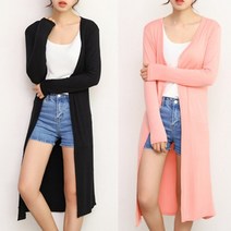 여성 간절기 루즈핏 봄여름 롱가디건