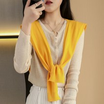 MOSAIRATION여성 니트 가디건 숄 계절 아이템 여성 데일리 숄