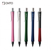 OHTO 감성문구 NO-NOC 자동샤프 0.5mm, 색상_블랙-레드(한정판)(AP-505N-BKRD)