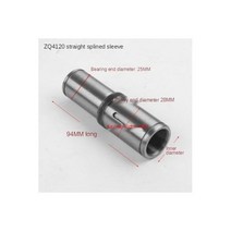 ZQ4120 벤치 드릴 부품 메인 샤프트 드라이브 샤프트 스플라인 슬리브 기어 샤프트 풀리 드릴링 머신 액세서리 스핀들 슬리브, 스플라인 부싱
