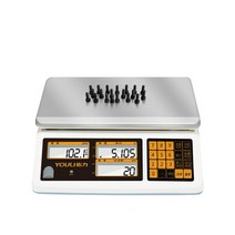 고정밀 0.01g 계산 전자저울 30 kg 산업용 창고 상업용 소형 플랫폼, 0.1g의10kg/구간값범위의3창카운터