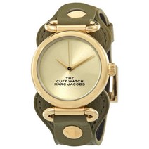 [해외]명품마크제이콥스시계70014796 Marc Jacobs The Cuff Quartz Gold Dial Ladies Watch MJ0120179289