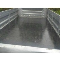 트럭 논슬립 고무판 적재함 발판 2m 패드 고무 바닥재, 1mx1m 두께 8mm