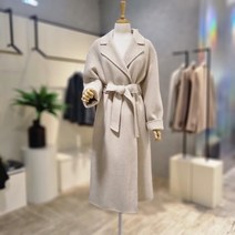 [에이비에프지] DB_ ab.f.z 베이직 벨트 롱 코트 AOW4HC05J