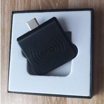 스마트 카드 리더기 휴대용 카드단말기 1pcs 새로운 ID 125Khz EM4100 TK400 미니 USB RFID 리더 안 드 로, Black typec