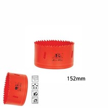 디앤씨공작소 바이메탈 홀쏘 홀컷터 홀쇼 152MM 원형타공기 홀쓰 목공용홀쏘, 1개