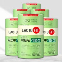 [리뉴얼 신제품] 이좋상판 종근당 건강 락토핏 식물성 생유산균 60포 x 6통, 6개
