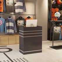 계산대 카운터 포스기 매장 인포데스크 살롱 프런트 800 소형 심플 옷가게 5, 다크호두대박