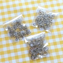 맘아트 오픈형 O링 오링 열쇠고리 키링 만들기 부자재, C.8mm