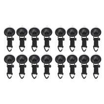 캠핑 타프 초경량 차양 방수 그늘막 자동차 야외 흡입 컵 앵커 고정 후크 타이 다운, 16개