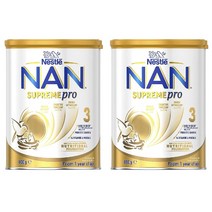 호주 Nestle NAN 네슬레 난 슈프림 프로 3단계 베이비 포뮬라 분유 800g 2팩