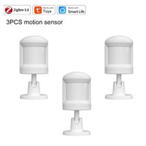 Zigbee-모션 센서 Tuya PIR 적외선 존재감 220V 센서 홈 알람 인체 감지 알렉사 구글 스마트 라이프, 02 3PCS PIR Sensor