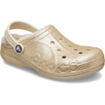 크록스 본사 바야 라인드 글리터 클로그 키즈