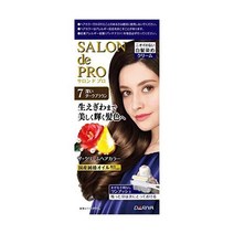 살롱드 프로더 크림 헤어 컬러 7 깊은 다크 브라운 의약부외품 흰머리 염색 냄새없는 무향료 타입 보관 가능, 7. Deep Dark Brown
