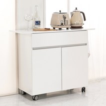 힘찬리빙 네로 900 주방 조리대 홈바 테이블 이동식 아일랜드 수납장 식탁, 네로 900 이동식 아일랜드 식탁, 화이트