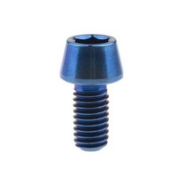 M6 10mm - 40mm 티타늄 알렌 키 테이퍼 헤드 볼트 자전거 헤드셋 브레이크 나사 스크류, Blue, 35mm