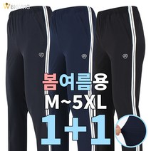 [더빅보스] BW-착용감 좋은 기능성 트레이닝 (1+1) _ 남성용 만점 가성비 우수한 기본 밴딩 바지 빅사이즈 M~5XL