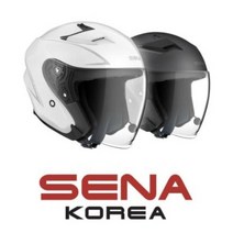 SENA 세나 프로라이드 에보 블루투스 오픈페이스 헬멧 인터콤 PROREV-GW/MB, 유광화이트