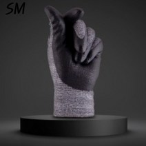 SM 안전 장갑 3size 10개입 NBR 소프트 터치 장갑 슈퍼 그립 코팅 작업용 장갑, M