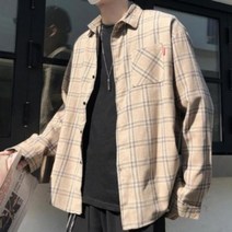 GNE277489데일리 드레스 남녀공용 빅사이즈 남방 스트라이프