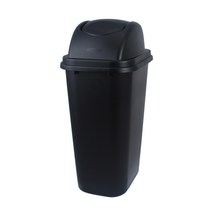 SKCAMEL 40리터 블랙 스윙 휴지통, 1개, 1개