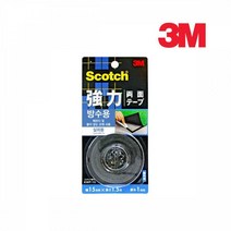 [사백몰] 3M 스카치 초강력 방수 양면테이프 15MM X 1.5M 3M테이프 몰딩양면 스카치테이프 접착테이프