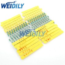 인덕터부품 120pcs 14w 인덕터 구색 세트 0307 0.25w 컬러 링 인덕턴스 1uh-1mh 12valuesx10pcs120pcs 인덕터 모듬 세트 키트 호환 지원