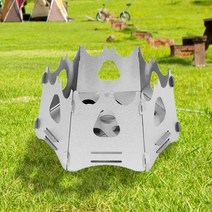 이지캠핑 접이식 우드스토브 16.5x9cm 백패킹 버너 비상용버너 미니화로대 우드스토브 캠핑스토브 캠핑버너, 상세 참조, 상세페이지 참조