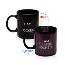 [레드] BBC 영드 셜록홈즈 굿즈 소품 온도에 따라 색깔이 변하는 변색머그컵 Sherlock Holmes 홈데코 인테리어