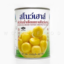 월드푸드 태국 트윈엘리펀츠 워터체스넛 물밤 통조림, 1개, 565g