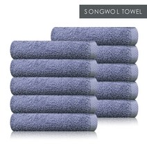 송월타올 코마사 160g 40수 샹떼 10장, 보라, 10개