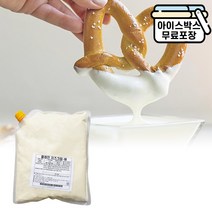 플레인 크림치즈M 1kg 치즈 소스 크림 피자 디핑 디핑소스, 조흥 플레인 치즈크림M 1kg, 1개