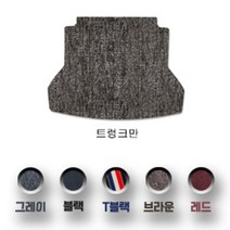 차차차 푸조 트리플 코일매트 순정형 208 308 407 508 2008 3008 5008, 코일매트_T블랙, 트렁크만