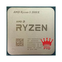 AMD Ryzen 5 3500X R5 3500X 3.6GHz 6 코어 6 스레드 CPU 프로세서 7NM 65W L3 32M 100-000000158 소켓 AM4 팬 없음