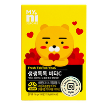 마이니 생생톡톡 비타C 비타민C B3 B6 레몬분말 매실농축분말 기미 잡티 미백 자신감 피부관리 아이 어른 어린이집 유치원간식 haccp인증, 2박스, 1600mgX108정