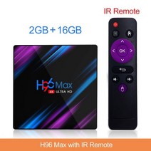 인터넷 셋톱박스 V타론 스마트 TV 박스 안드로이드 11.0 H96 맥스 4GB 램 64GB 롬 TV박스 5G 와이파이 4K 미디어 플레이어 10 11 유튜브 셋톱, CHINA_Eu 플러그 | 2G16G